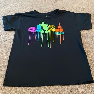 WDW logo kids t-shirt. Black. XS.